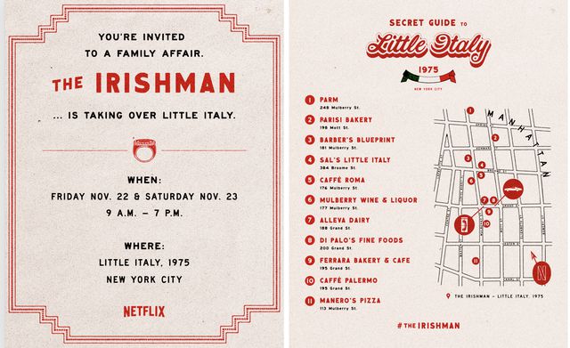 Netflix's Irishman invite